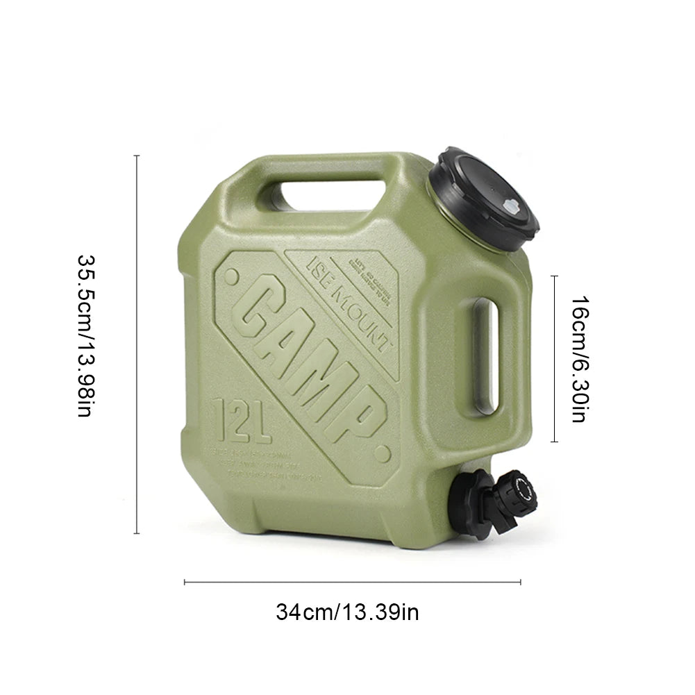Water Tank With Spigot For Camping And Travel Leakproof