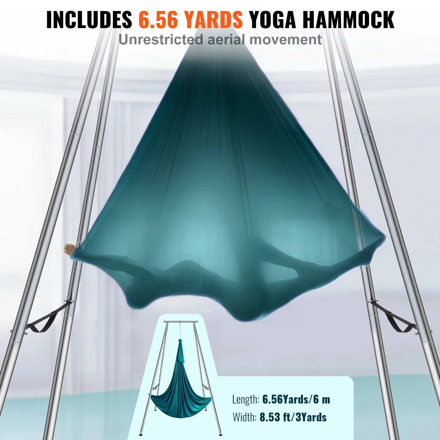 SucceBuy Aerial Yoga Frame and Hammock Stand