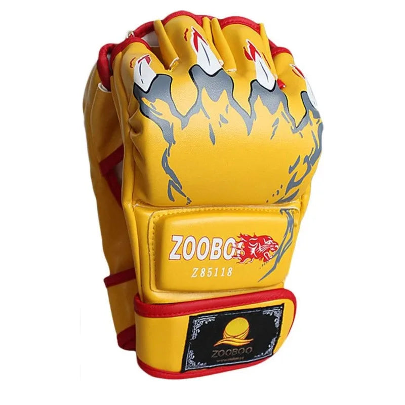 Unisex MMA Half-Finger Gloves For Training Muay Thai Boxing