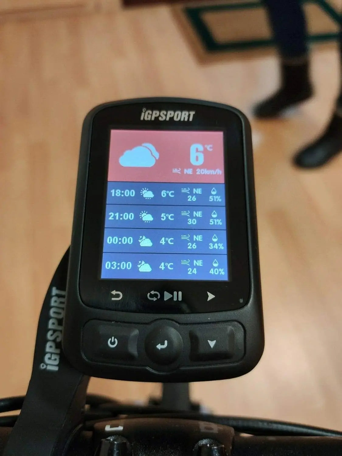 YTYIN IGS620 GPS Cycling Computer With ANT Plus Notifications