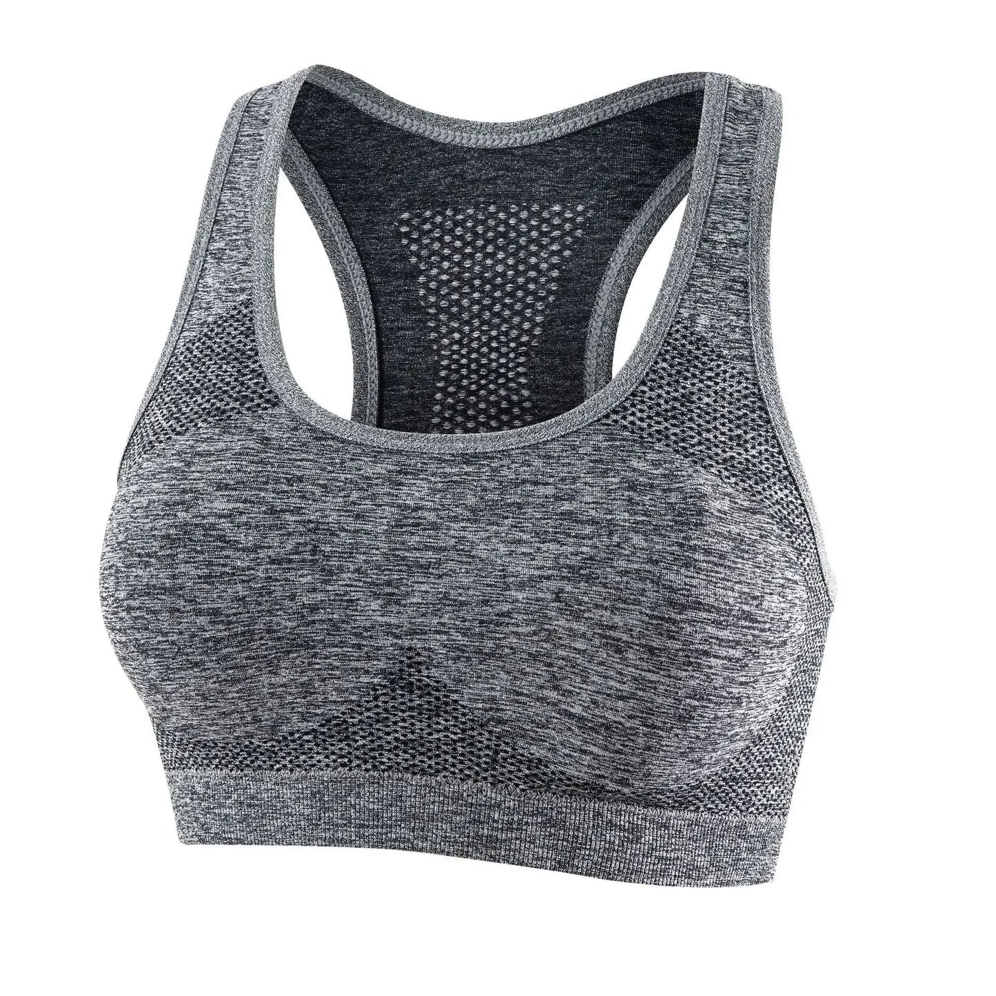 Womens Yoga Set With Seamless Sports Bras And Workout Tops