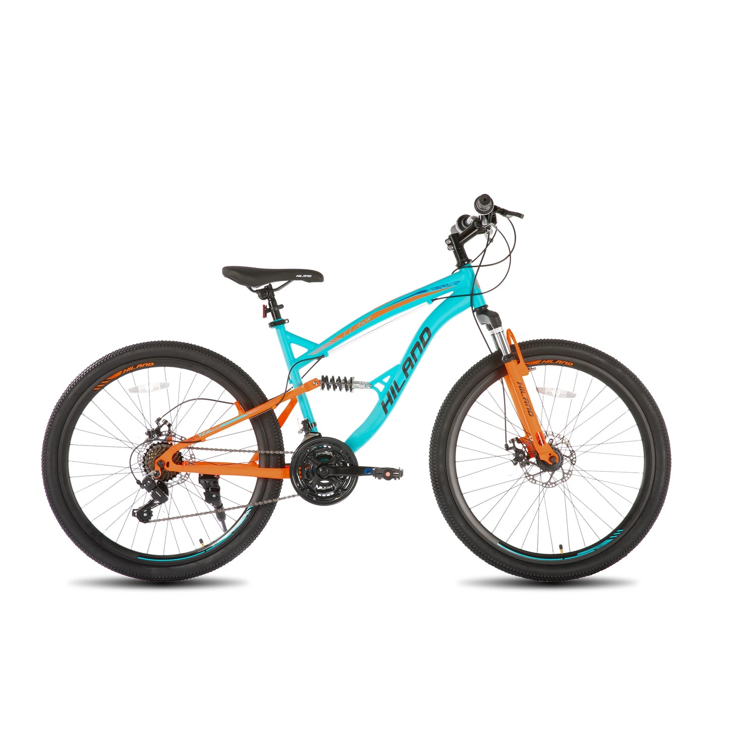 Hiland Full Suspension Mountain Bike For Adults 21 Speed