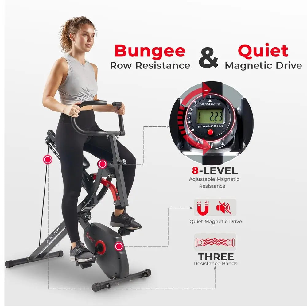 YTYIN RowNRide PRO Full Body Combo Squat Machine Resistance Band