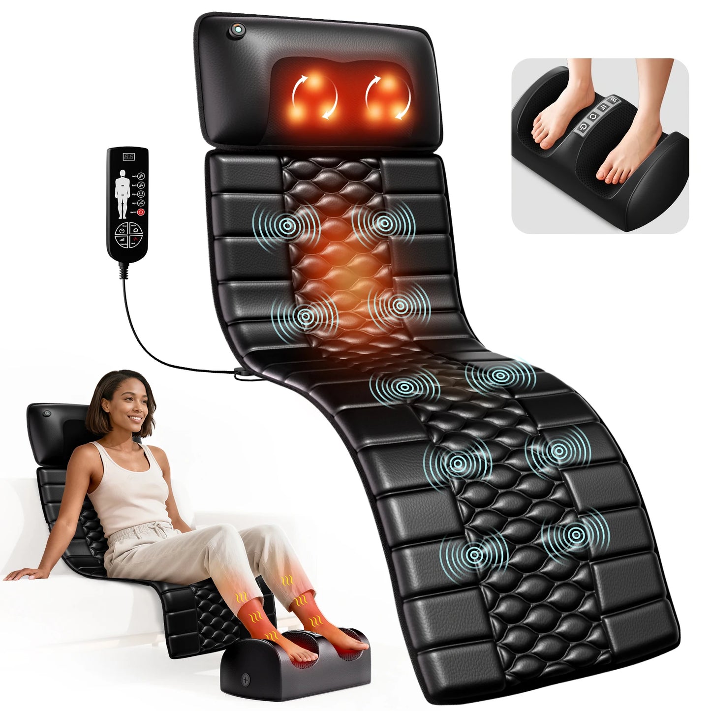 Homemassa Shiatsu Full Body Massage Mat With Heat