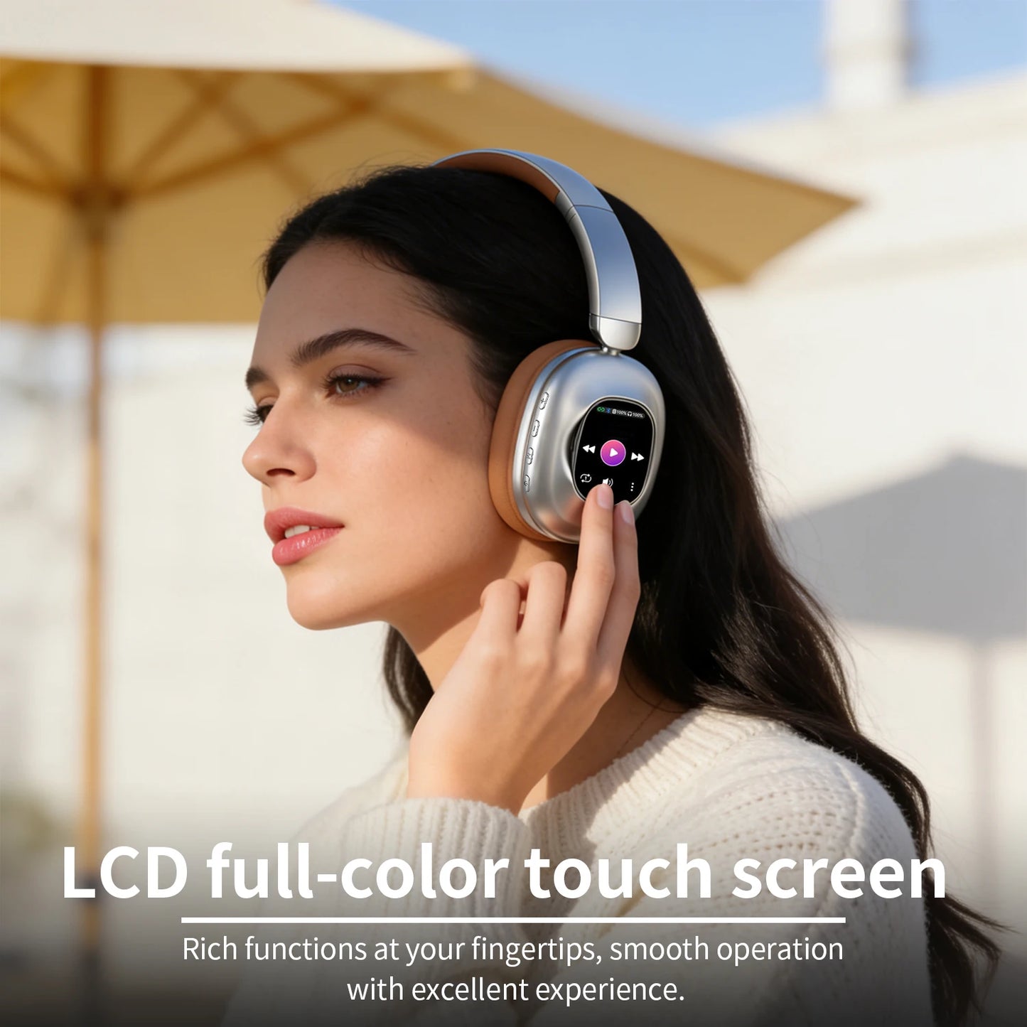 AKZ620BT Detachable Wireless Over-Ear Headphones With Microphone Battery Life