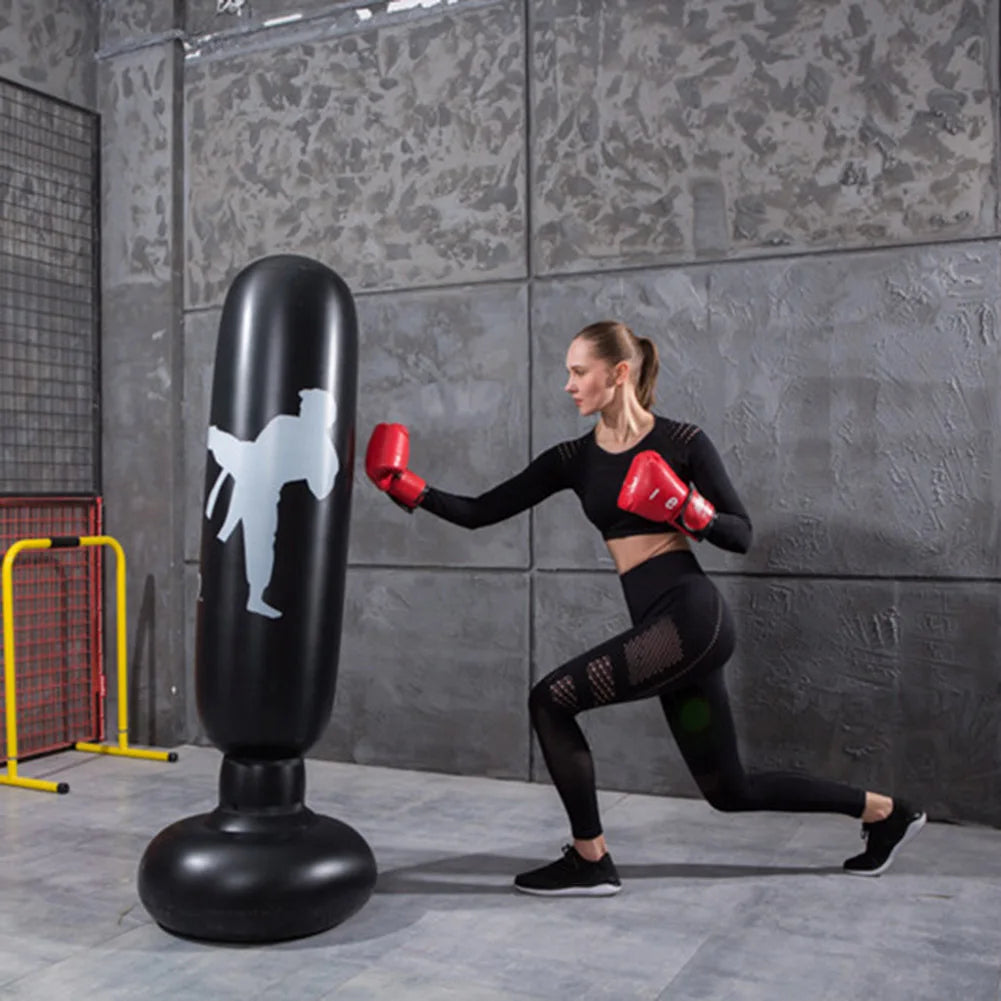 Inflatable Boxing Bag For Kids And Adults PVC Punching Training