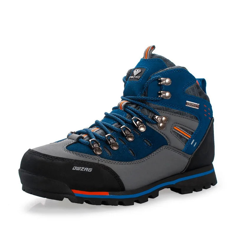 NONE Men's High Top Hiking Shoes For Outdoor Trekking