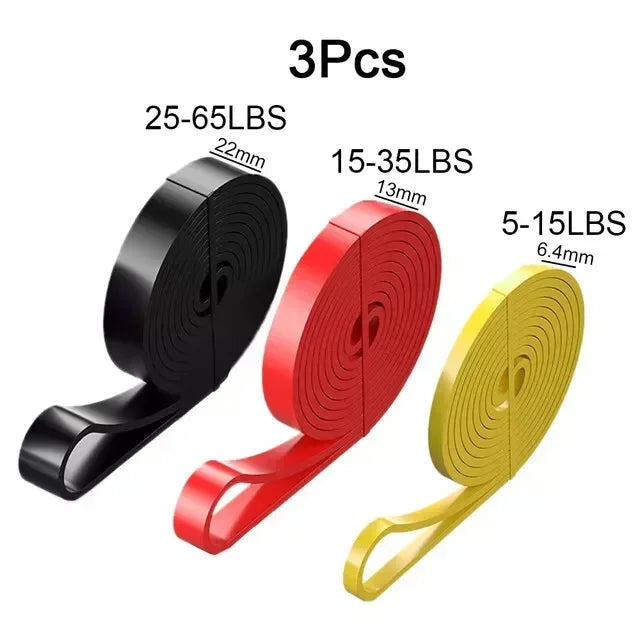 NONE 5-125lbs TPE Resistance Bands For Home Fitness