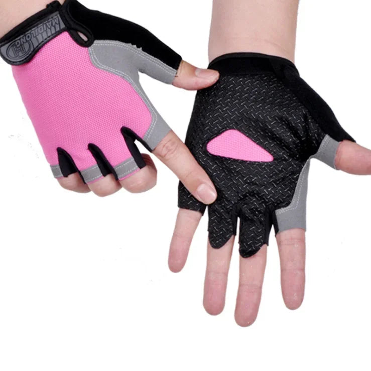Anti Slip Breathable Half Finger Cycling Gloves For Men Women