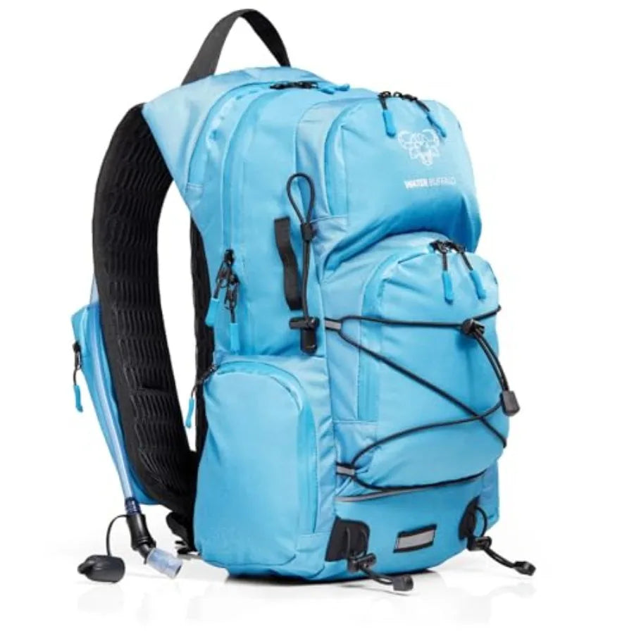 Hydration Backpack For Hiking With Water Bladder And Waterproof Zippers