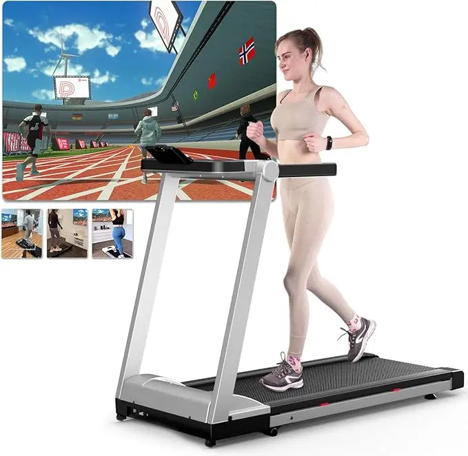 Superun 3.5 HP Treadmill With Incline And Foldable Running Machine