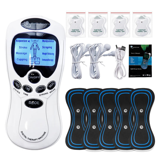 Tens Machine Physiotherapy Electronic Pulse Muscle Stimulator Pain Relief