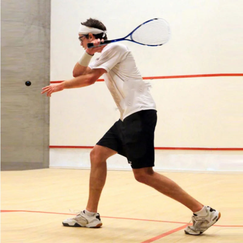 JUSENDA Rubber Squash Balls Training Speed Set 2Pcs