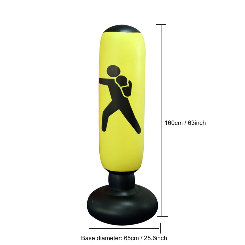 Inflatable Boxing Bag For Kids And Adults PVC Punching Training