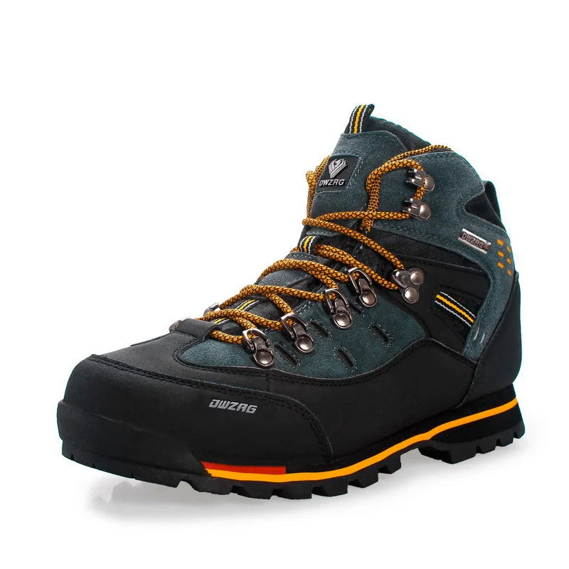 NONE Men's High Top Hiking Shoes For Outdoor Trekking