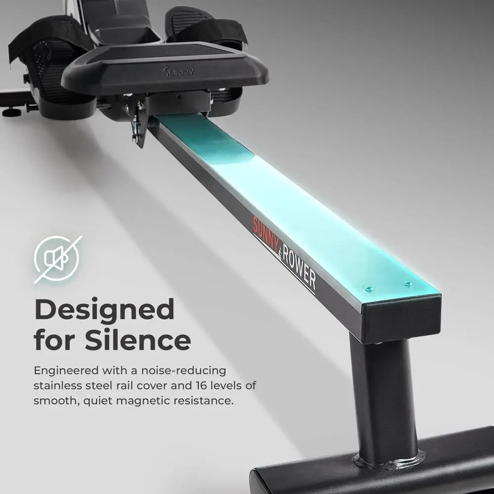 YTYIN Smart Flippable Magnetic Rower With Quiet Stainless Rail