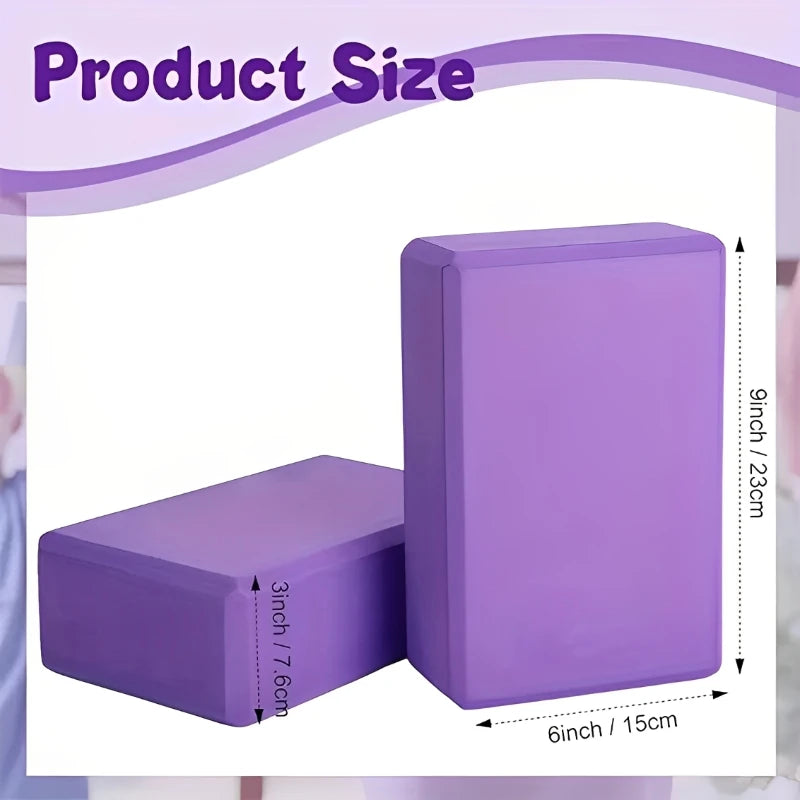 Yoga Blocks Foam for Pilates and Full Body Stretching