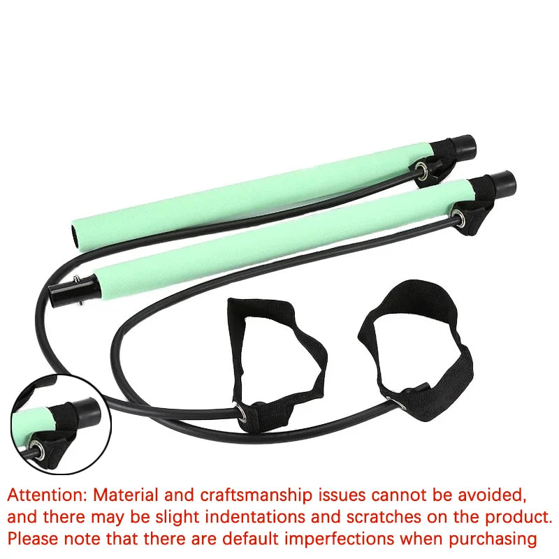 Lingpeng Pilates Bar With Resistance Bands For Yoga And Fitness