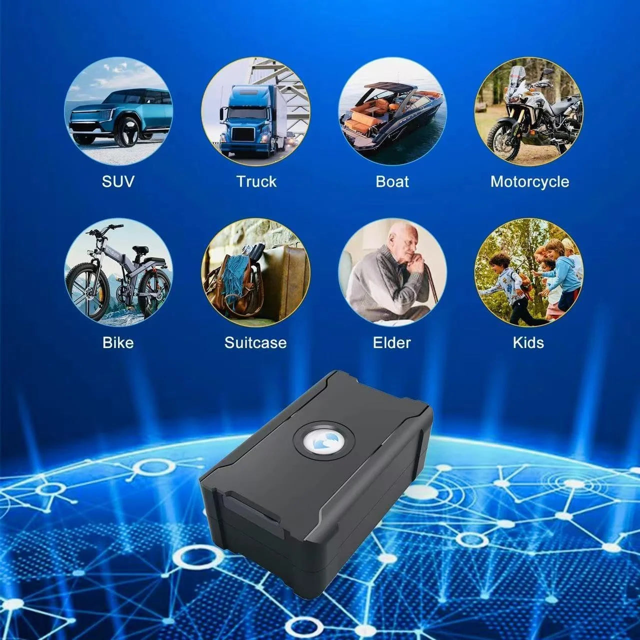 Wanwaytech 4G Vehicle GPS Locator With Track Playback Subscription Required