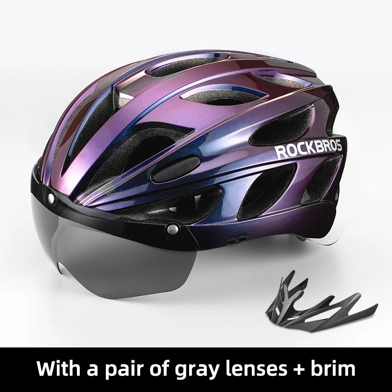 ROCKBROS Bike Helmet EPS Lightweight Breathable Cycling Safety Helmet