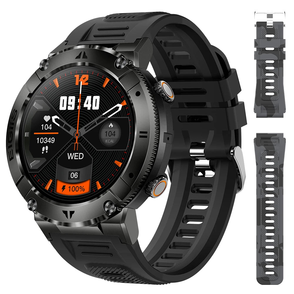 LaNikar Smart Watch Bluetooth Call Blood Pressure Fitness Tracker Waterproof