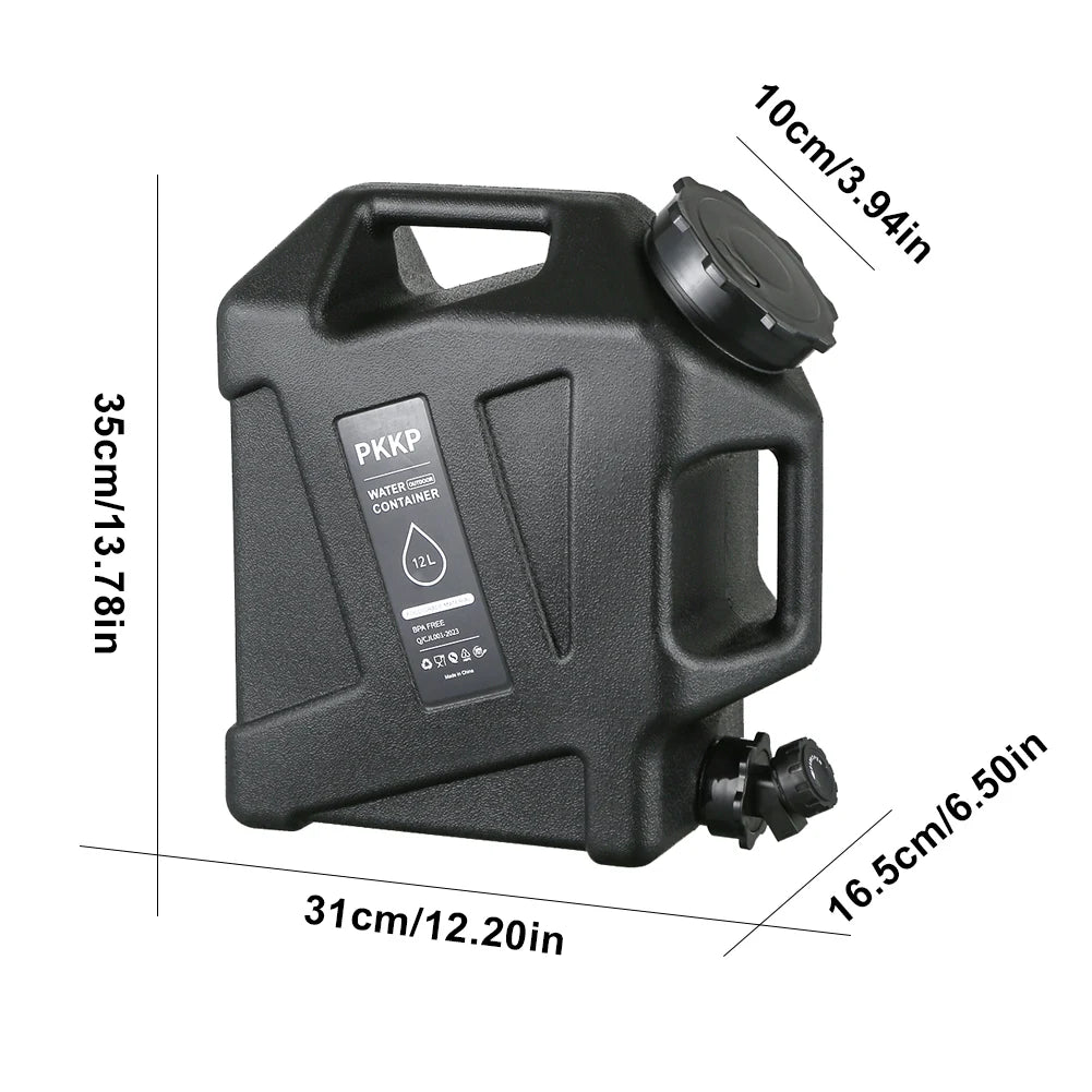 Water Tank With Spigot For Camping And Travel Leakproof