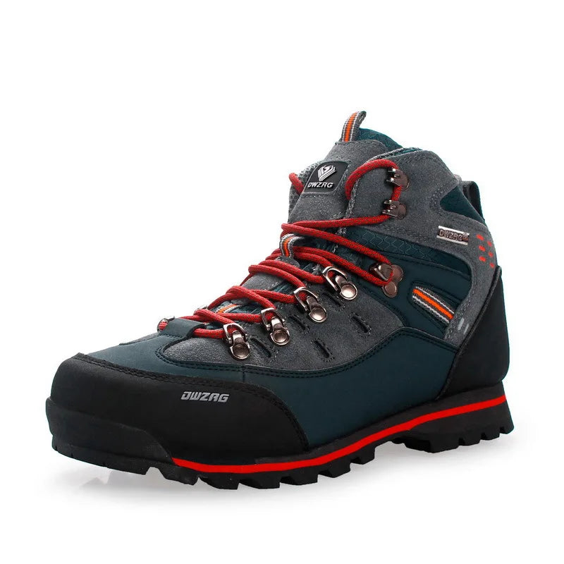 NONE Men's High Top Hiking Shoes For Outdoor Trekking