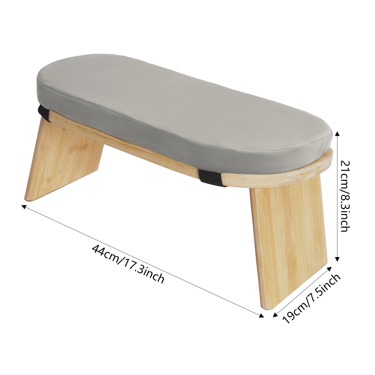 Bymaocar Foldable Kneeling Meditation Bench For Home Yoga