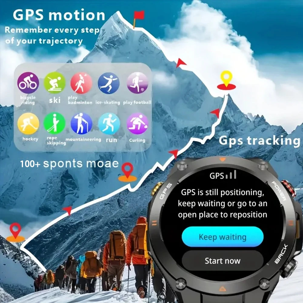 SENBONO Built-in GPS Smart Watch With Bluetooth Phone Calls
