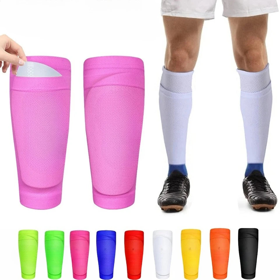 Loogdeel Soccer Shin Guard Covers Soft Breathable Shin Pad Sleeves