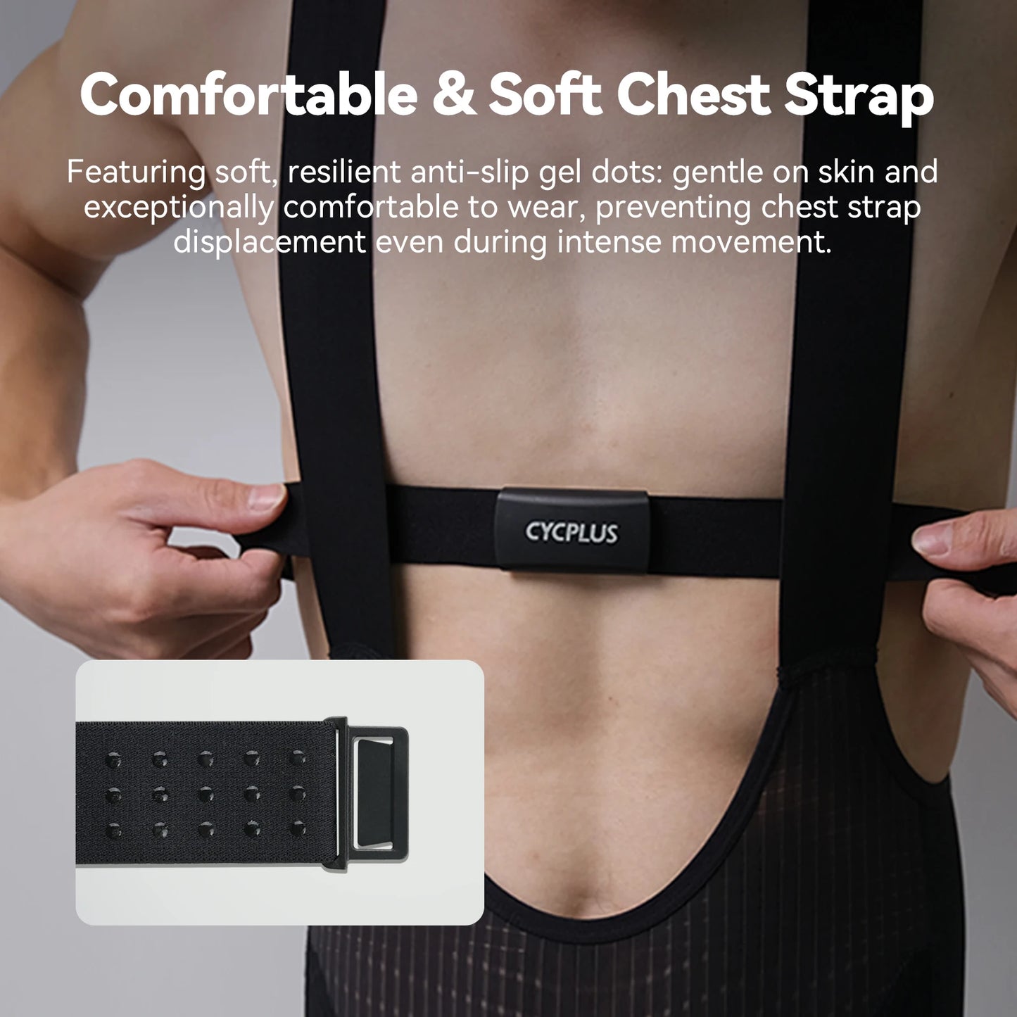 CYCPLUS H2 Heart Rate Monitor Chest Strap BLE ANT IPX7
