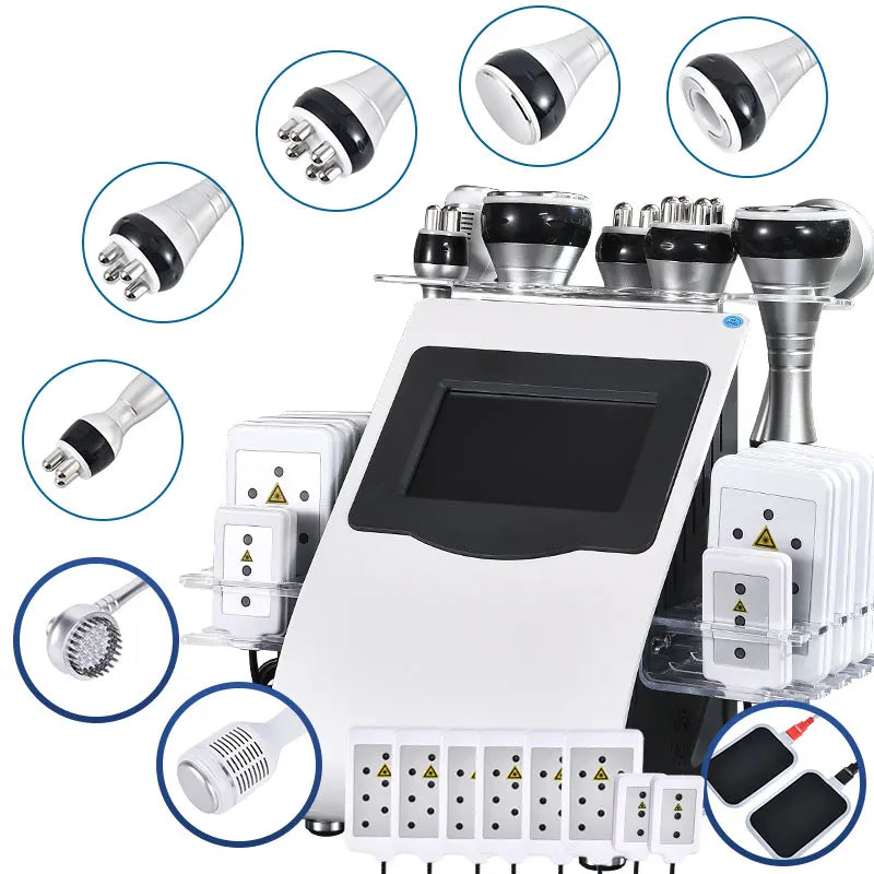 Amilibeauty 9 In 1 Cavitation Vacuum Slimming Ultrasonic Machine