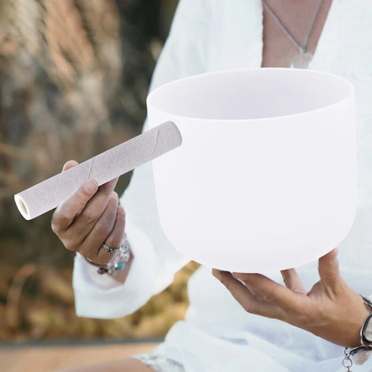 NONED Heart Shaped Crystal Singing Bowl For Meditation