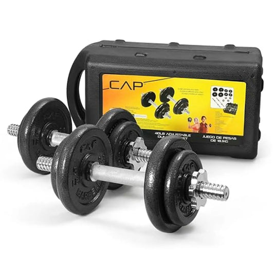 Adjustable Dumbbells Set With Quick Change Weights For Home Gym