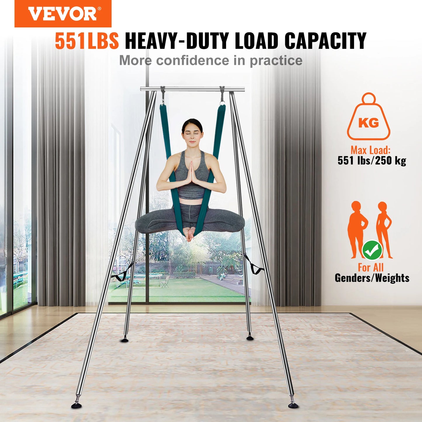 SucceBuy Aerial Yoga Frame and Hammock Stand