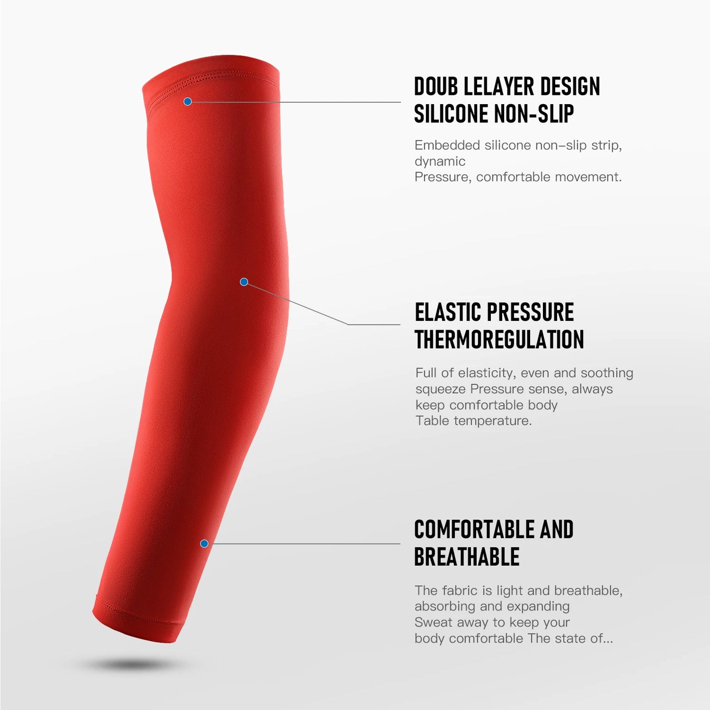 Breathable Elbow Support Sleeve for Sports and Cycling