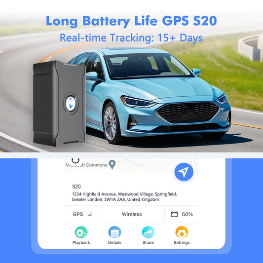 Wanwaytech GPS Tracker Anti-Theft For Truck Car Motorcycle Luggage