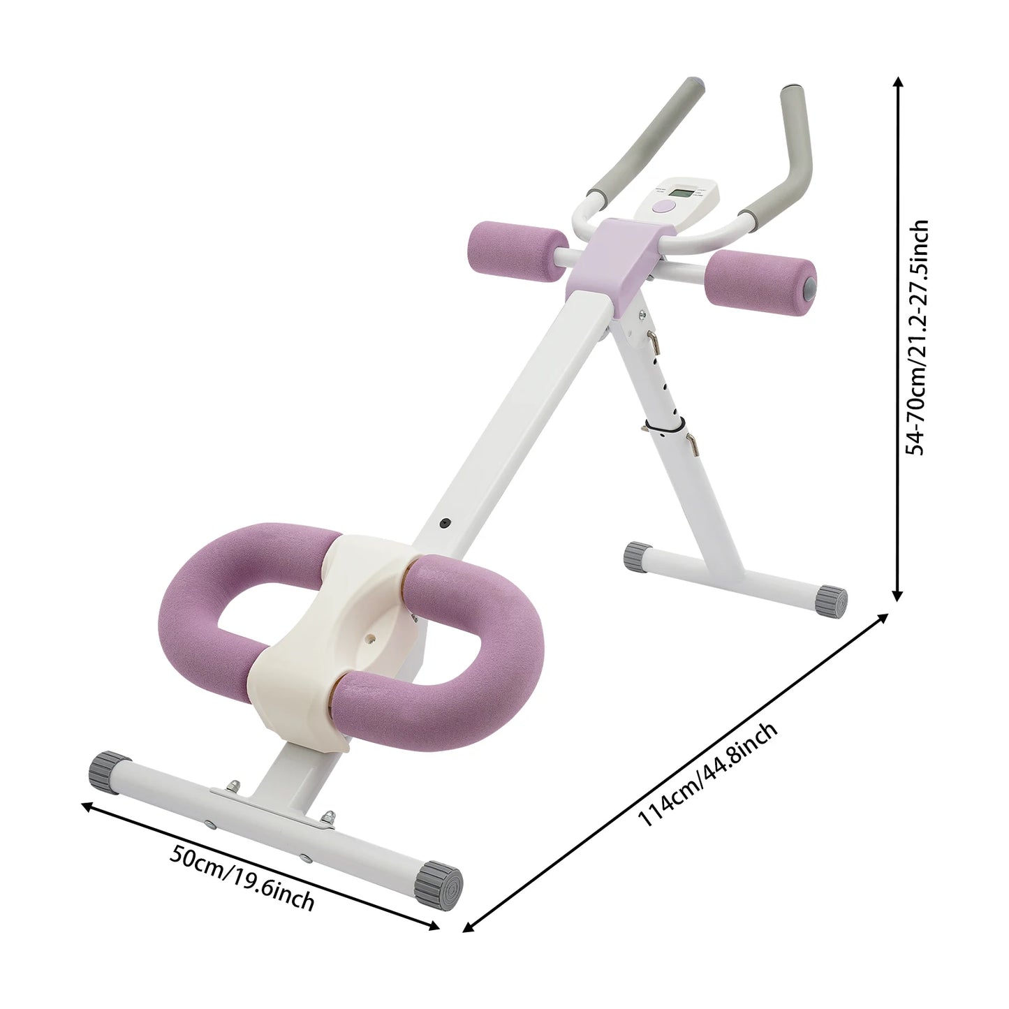 Abdominal Trainer Machine For Home Gym, Adjustable Incline And Height