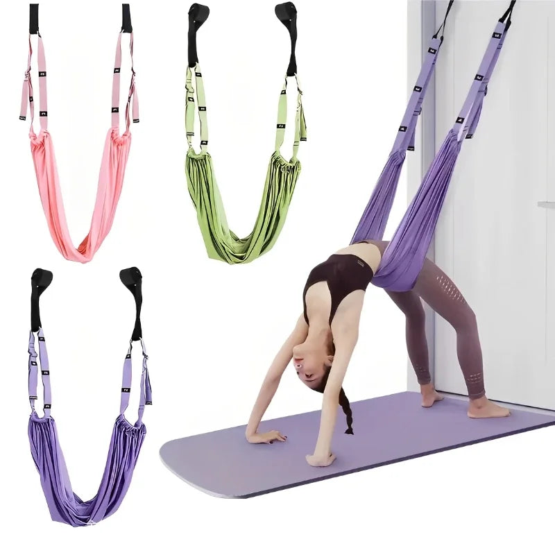 Adjustable Aerial Yoga Strap for Stretching and Splits