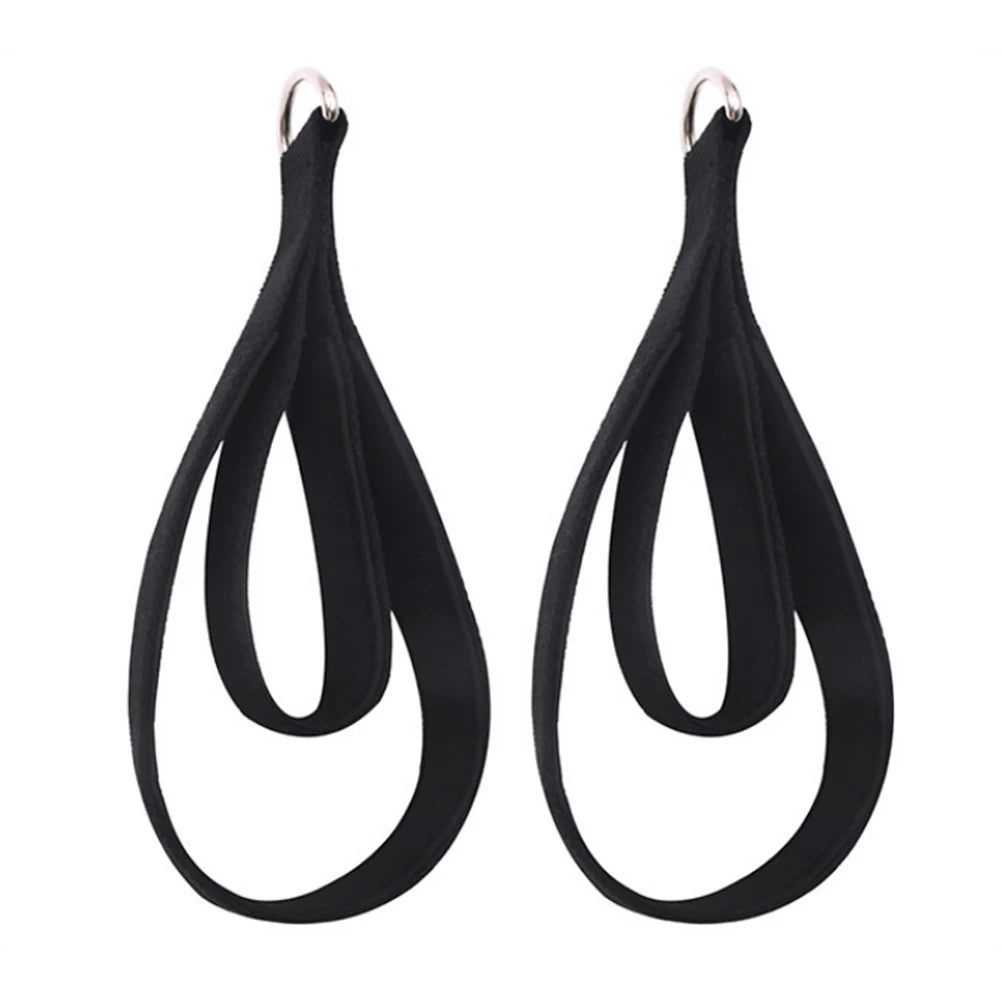 2-Pack Pilates Straps Double Loop D-Ring Yoga Straps For Home Gym Workouts