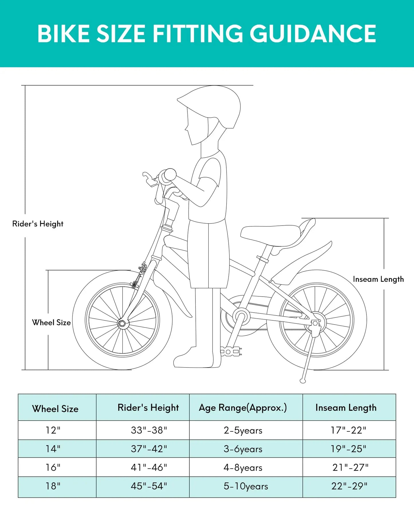 Kids Bike With Training Wheels And Dual Handbrake Kickstand
