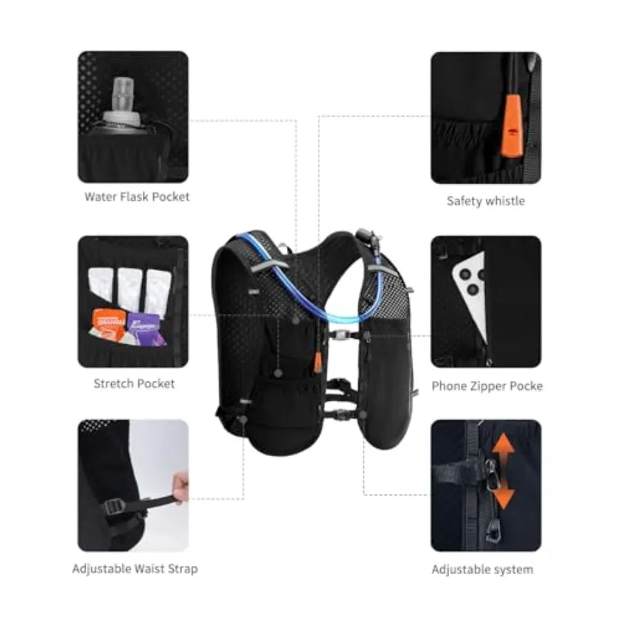Running Hydration Vest Backpack for Trail Running and Hiking