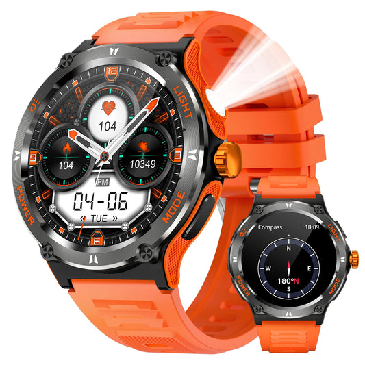 EIGIIS Smart Watch 3ATM Waterproof Heart Rate Bluetooth Call