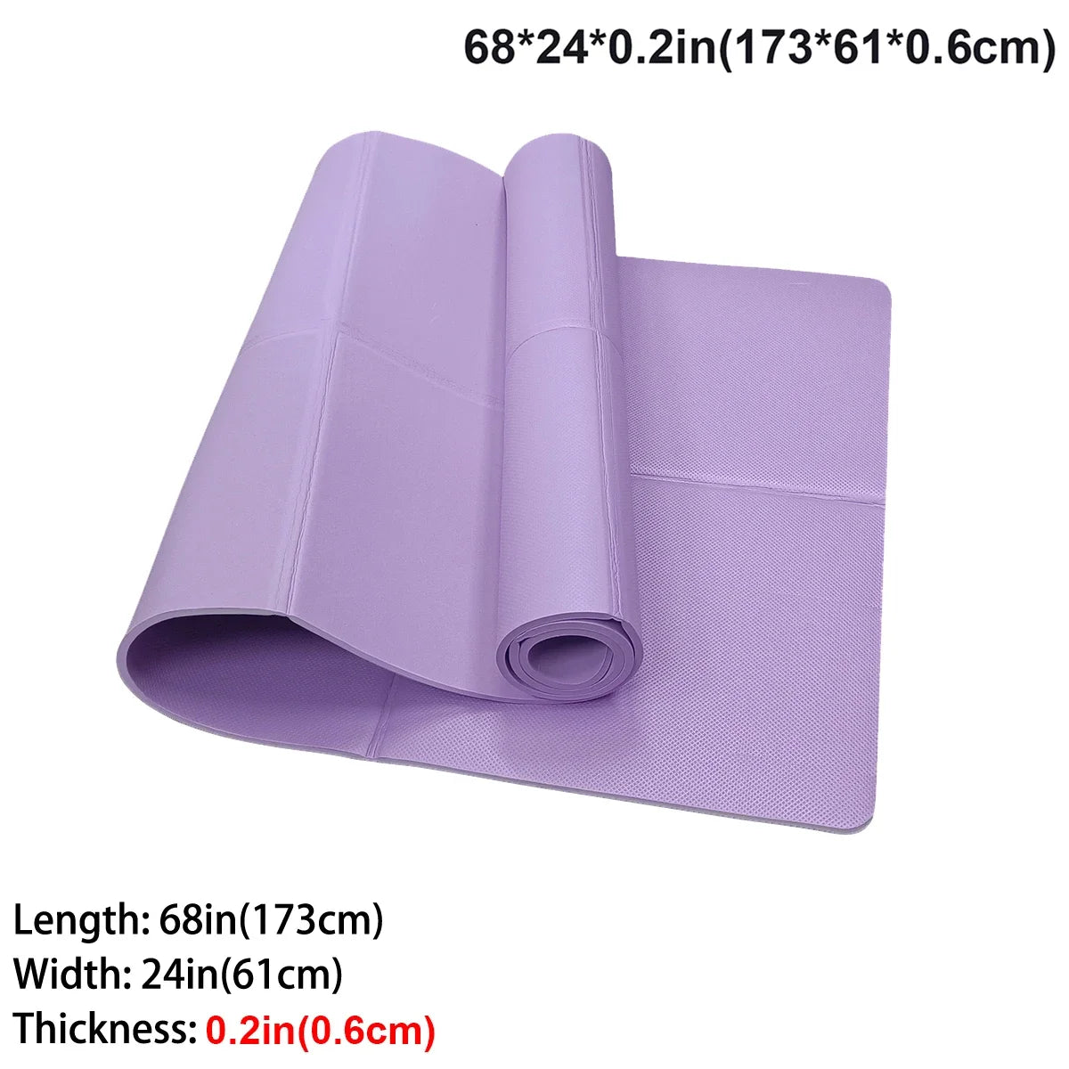 Eco Friendly Foldable Yoga Mat EVA For Travel And Workouts