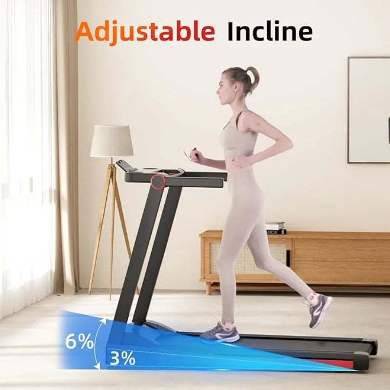 Superun 3.5 HP Treadmill With Incline And Foldable Running Machine