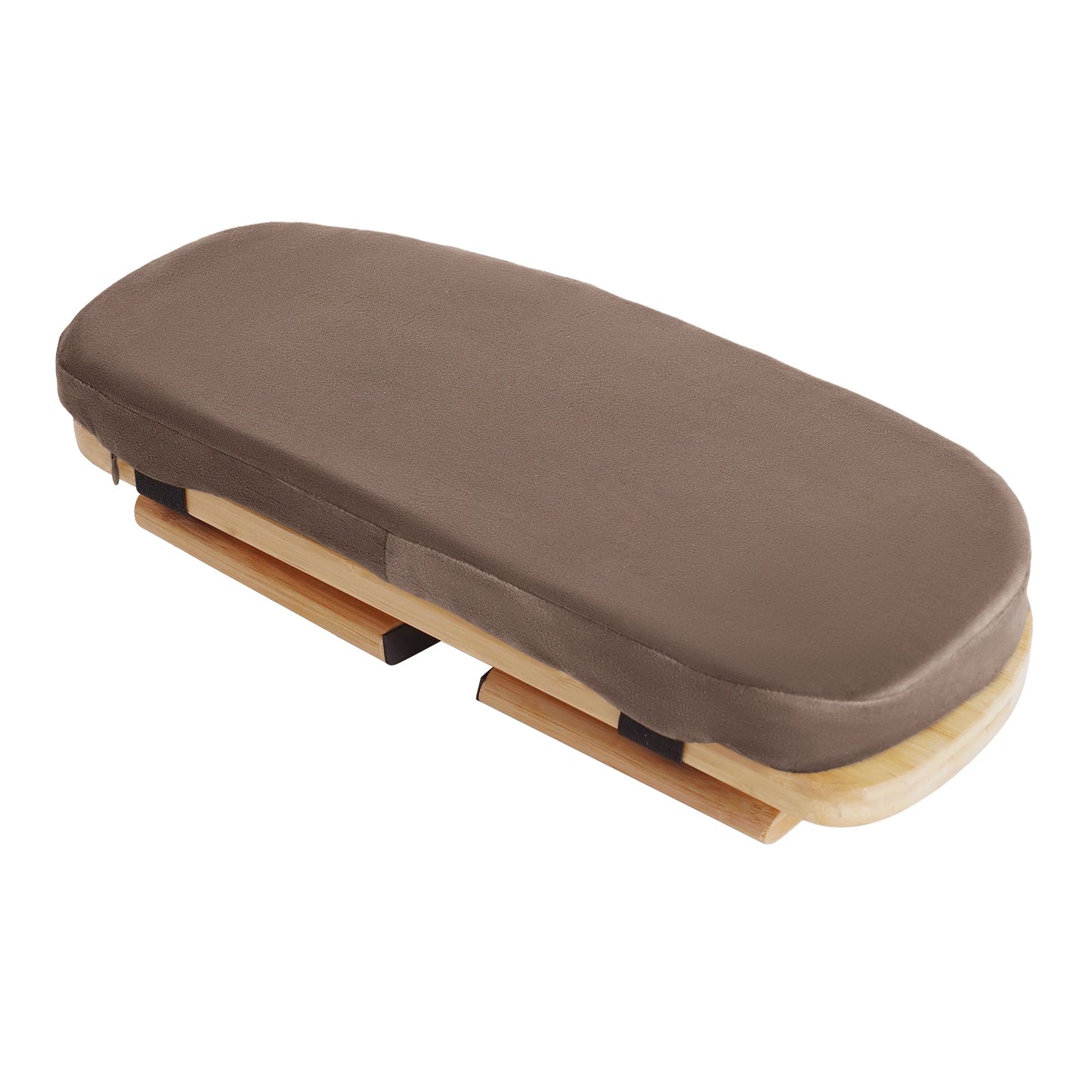Ergonomic Bamboo Meditation Bench Foldable Stool For Yoga