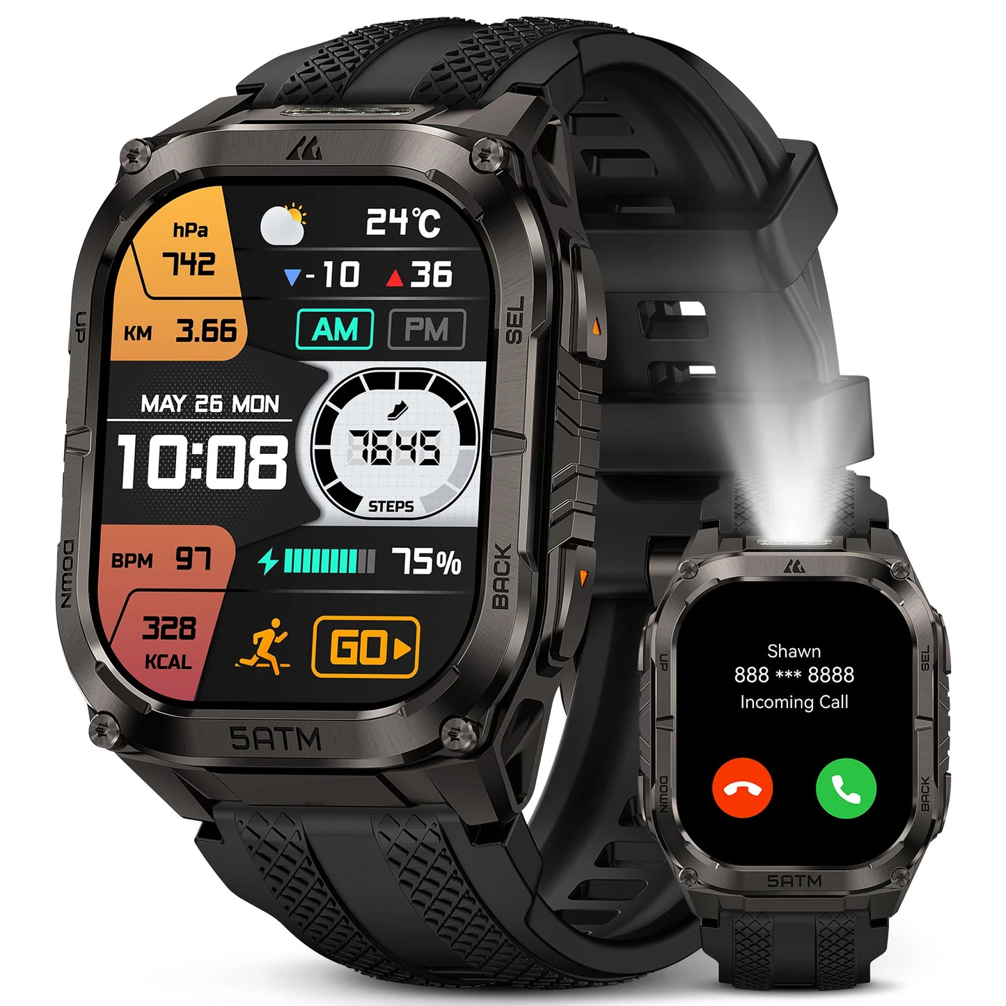 Kospet Tank M4C GPS Smartwatch For Men