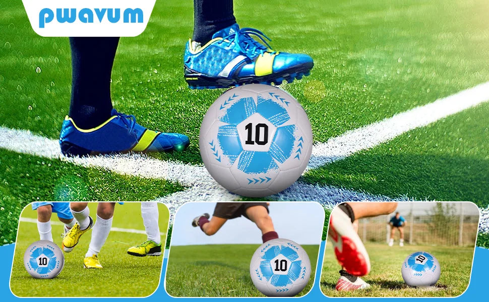 PU Soccer Ball Training Ball With Waterproof Four-Layer Construction
