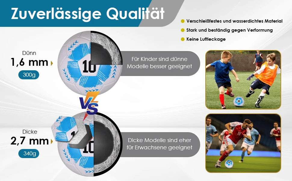 Durable PU Soccer Ball Machine Stitched For Training And Matches