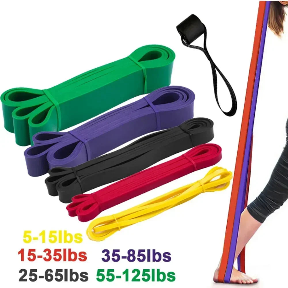 NONE 5-125lbs TPE Resistance Bands For Home Fitness